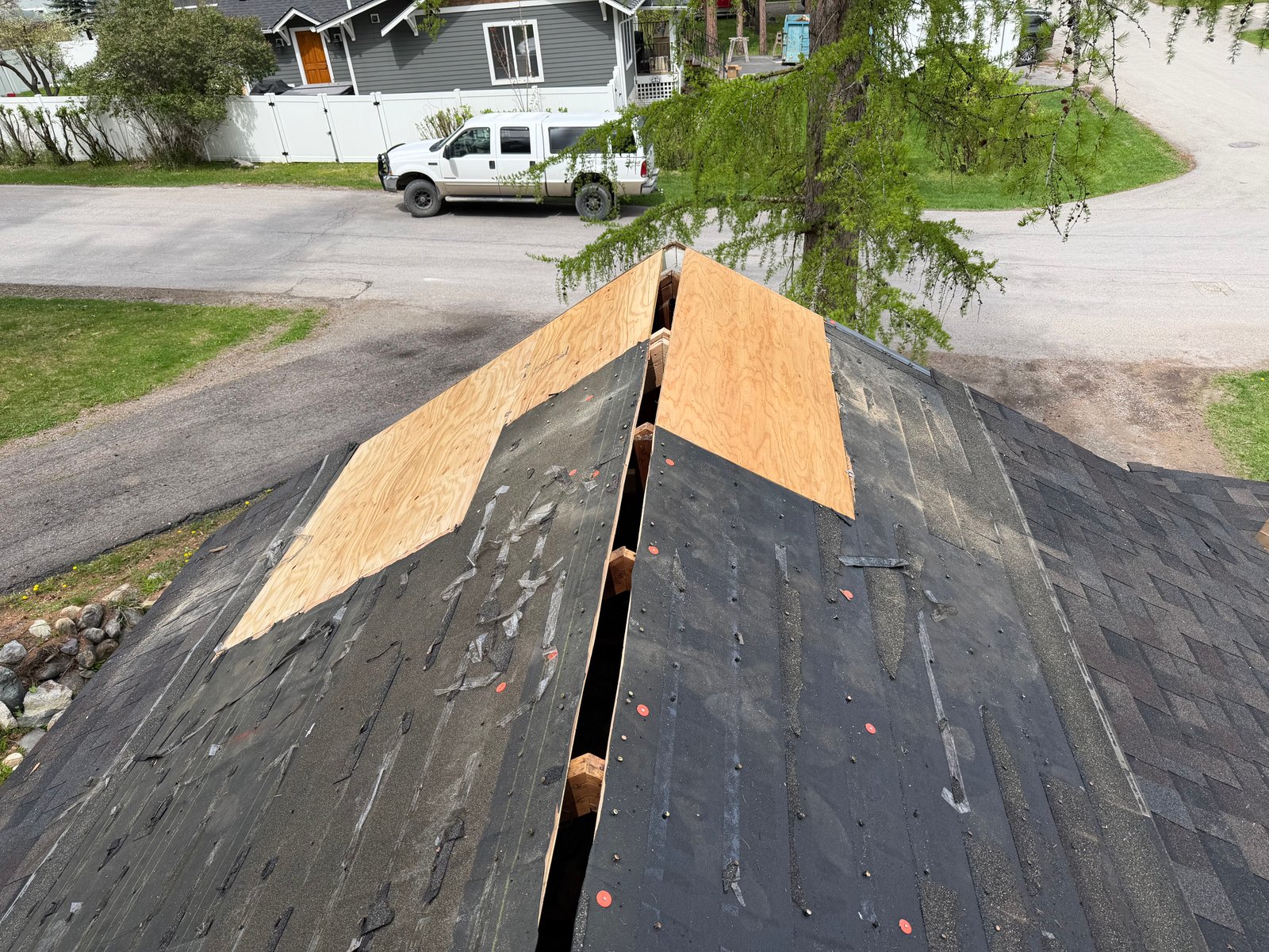After photo of shop siding installation in Kalispell Montana